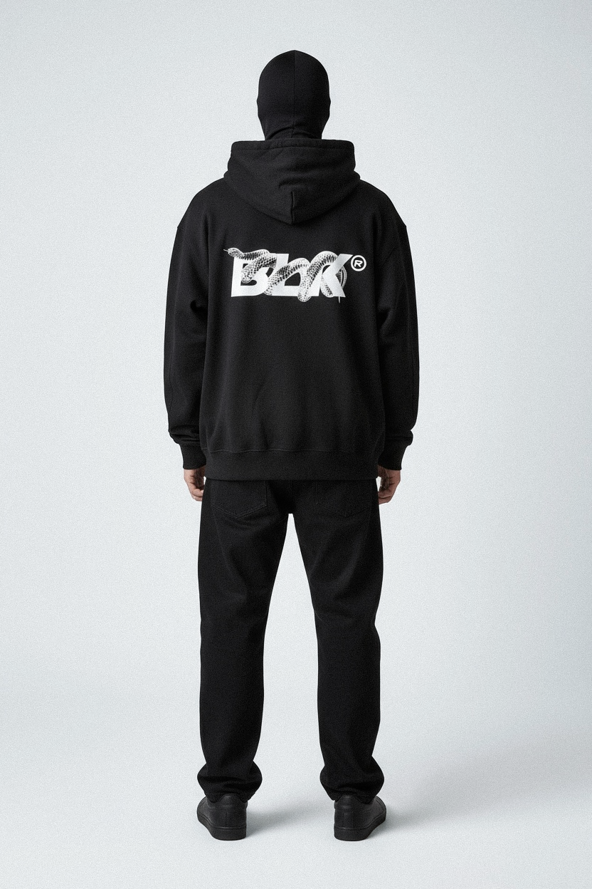 HOODIE BLK VENOM