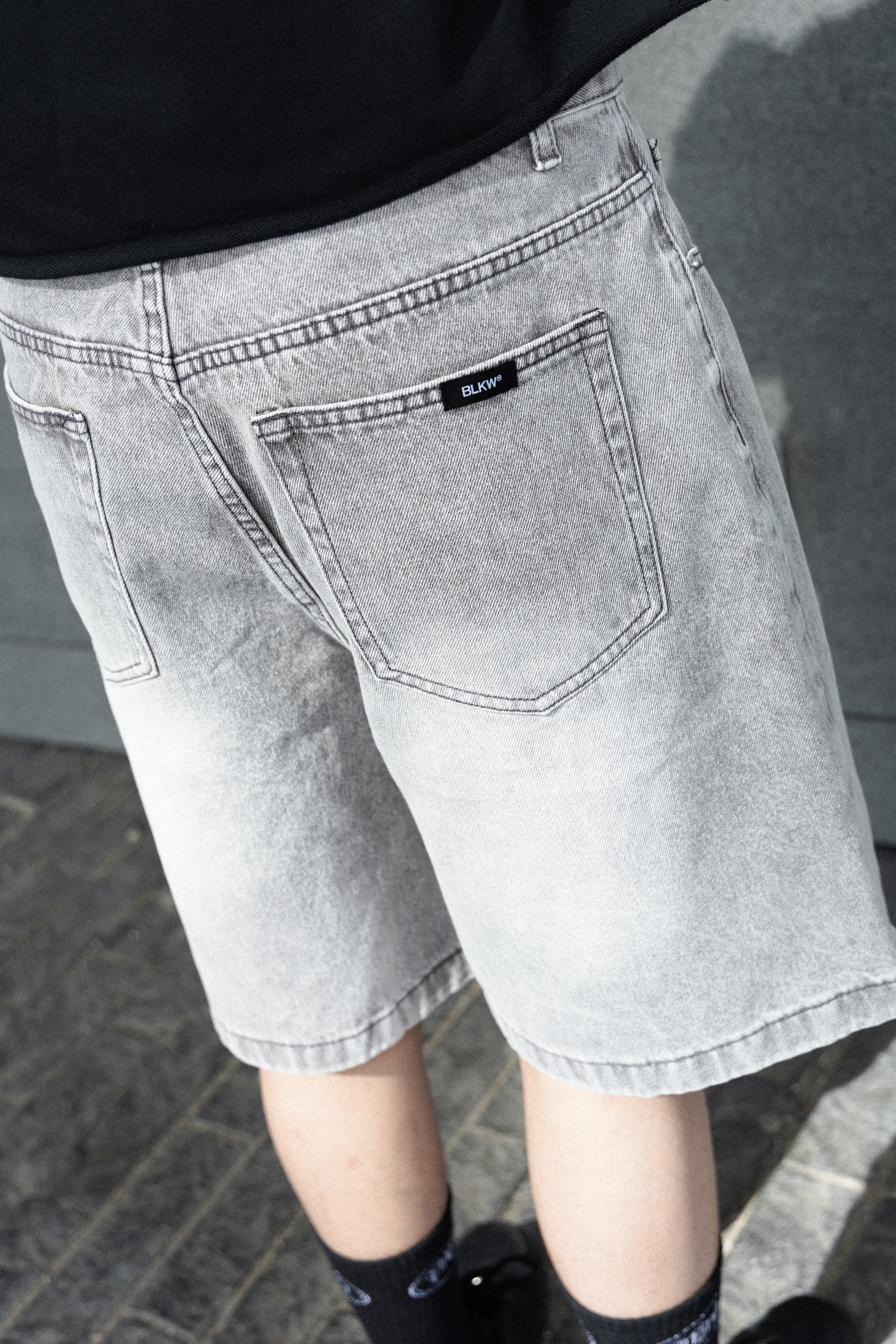 SHORT DENIM BLKW