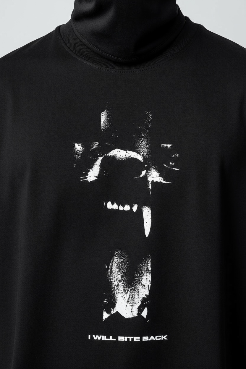 ESSENTIAL HEAVYWEIGHT T-SHIRT BLKWILD