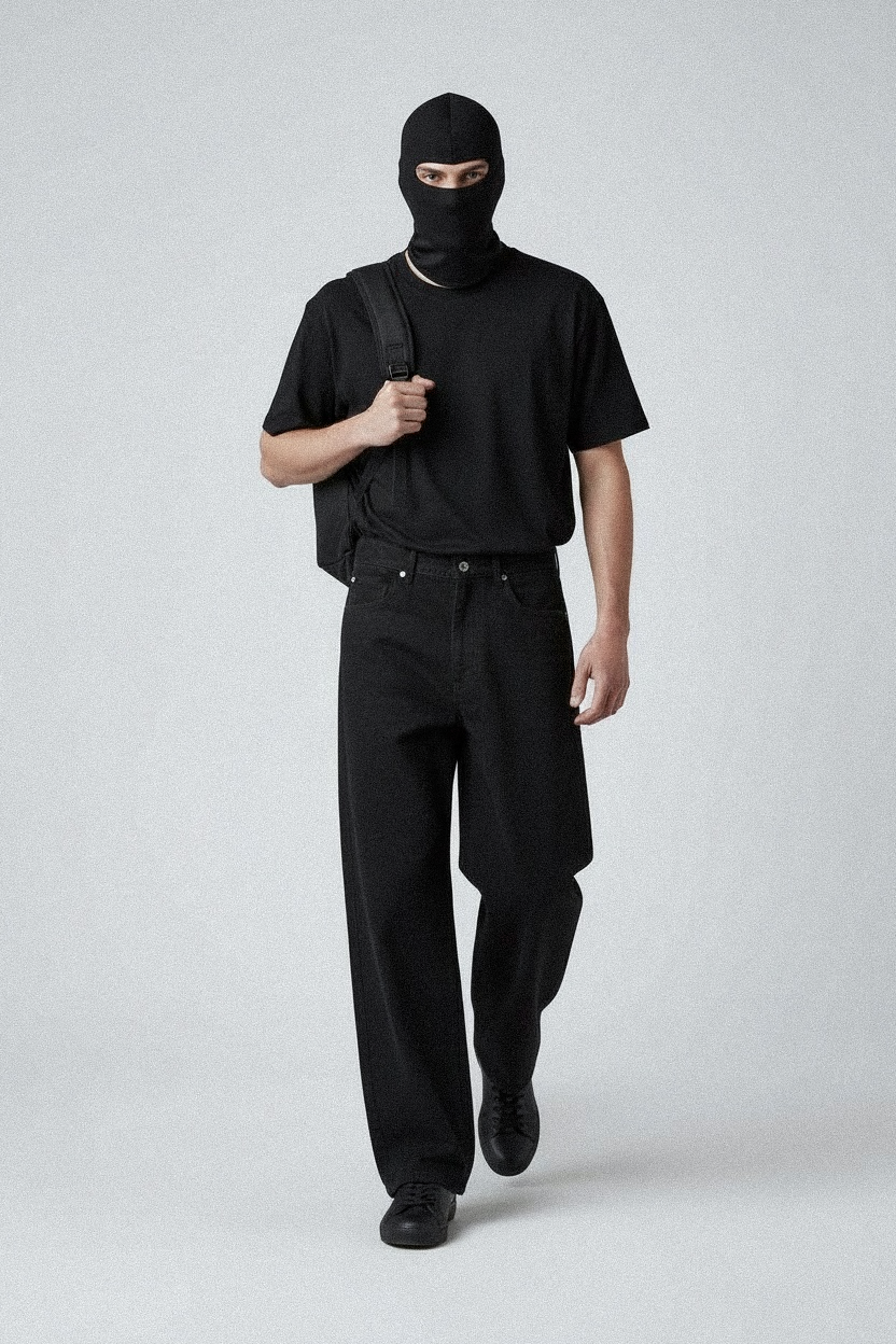 Jeans basic straight-leg